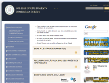 Tablet Screenshot of agentscomercials.cat